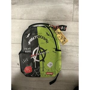Brand New Spraygrounds Green And Black‎